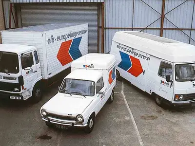 Les camions Elis Europe Linge Service