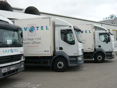 Des camions Lavotel